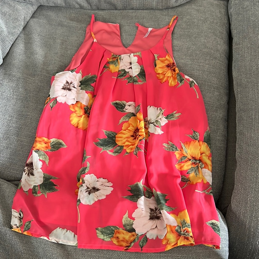 Tropical tank top. Never worn.